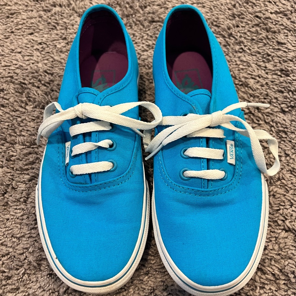 Like new blue Vans